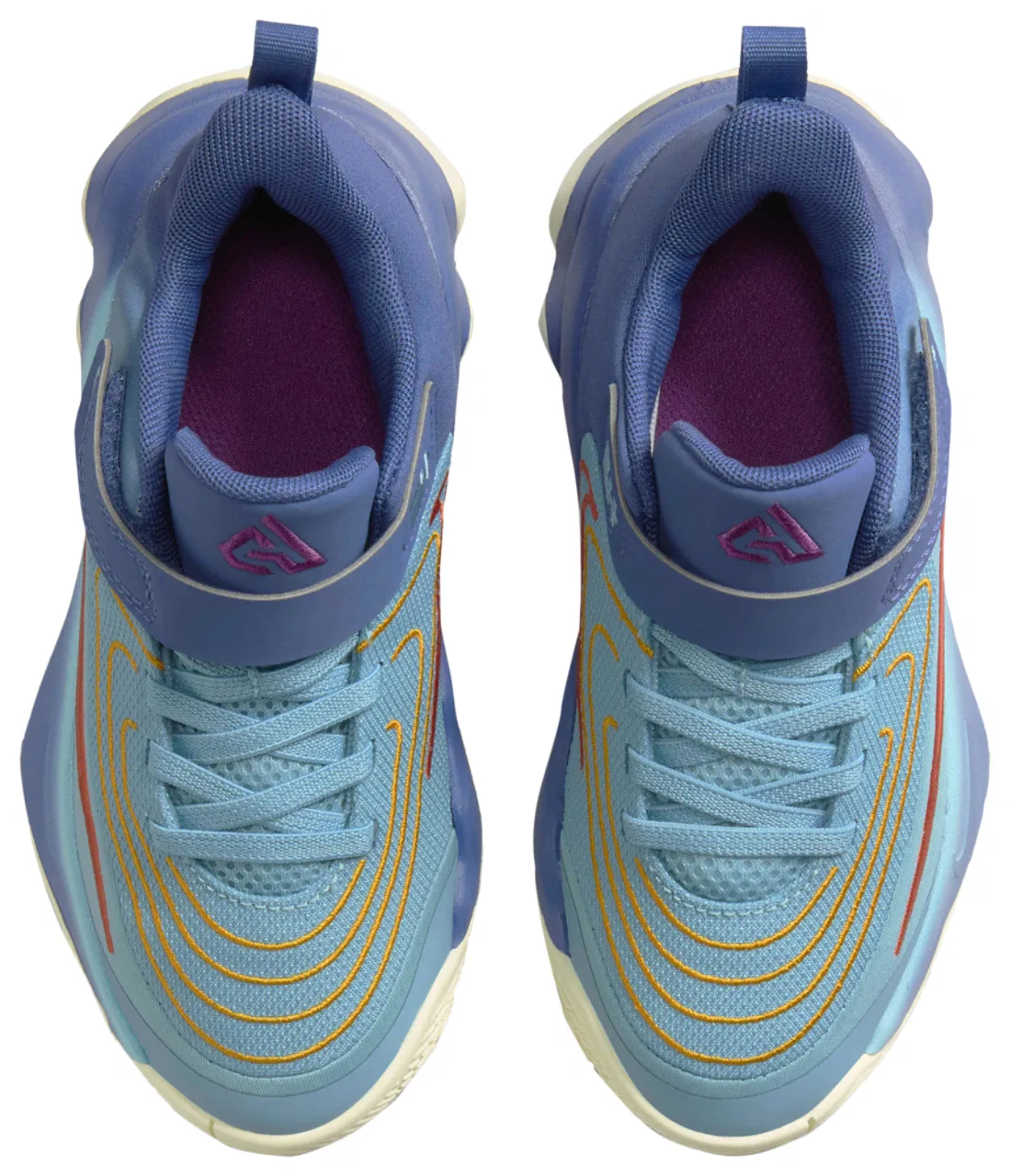 Кроссовки для мальчиков Giannis Immortality 4 Nike, цвет Denim Turquoise/Cosmic Clay/Mystc Navy — фото 4