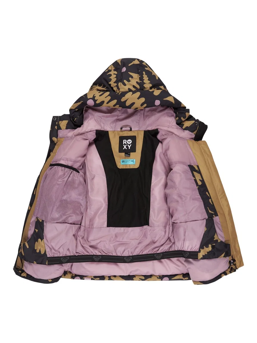 Спортивная куртка ROXY 'Askamoon' в цветах Camel и Night Blue — фото 2