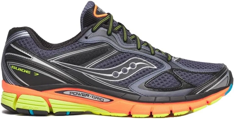 Кроссовки Saucony Originals Progrid Guide 7 унисекс, цвет серый с разноцветными вставками