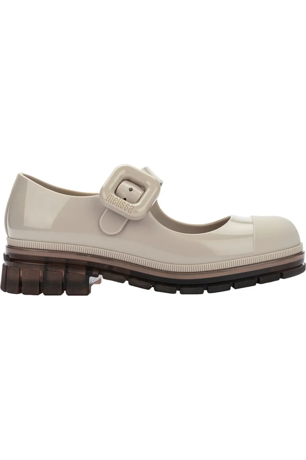 Детские туфли-лодочки с регулируемым ремешком June Mini Melissa, бежевый — фото 2