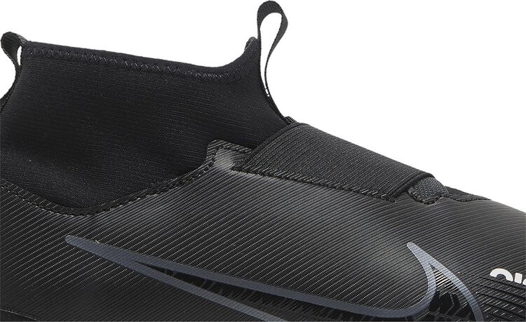 Бутсы Nike Zoom Mercurial Superfly 9 Academy FG MG GS 'Black Dark Smoke Grey', черный — фото 3