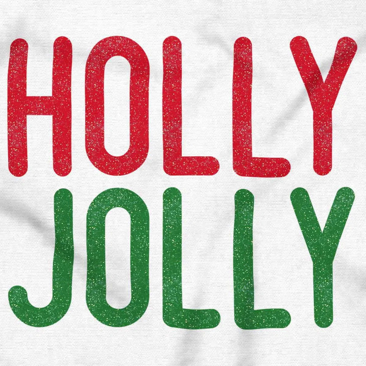 Детский боди-комбинезон с принтом Holly Jolly Xmas Brisco Brands, White — фото 2