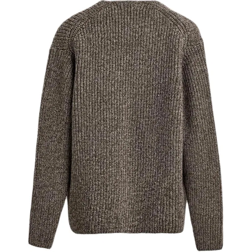 Мужской кардиган с V-образным вырезом с принтом зебра Brown Yellow ZARA, Zebra Print Brown Yellow — фото 3