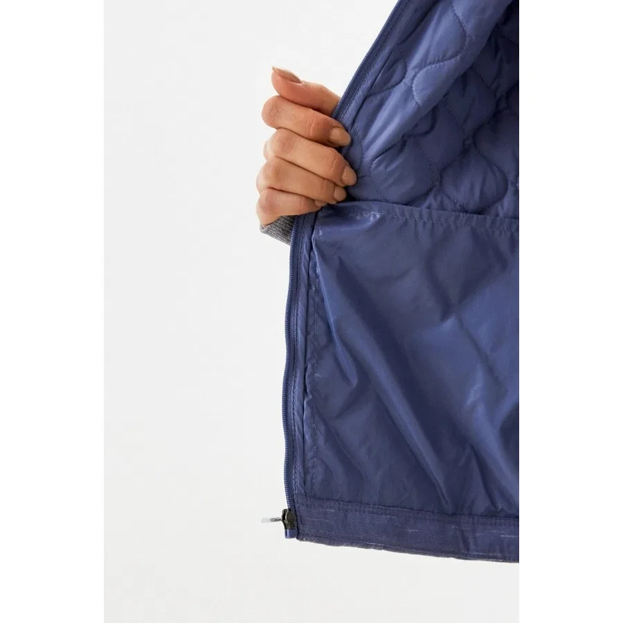 Женский утепленный жилет Nike W Aerolayer Running Vest Blue, Синий — фото 4