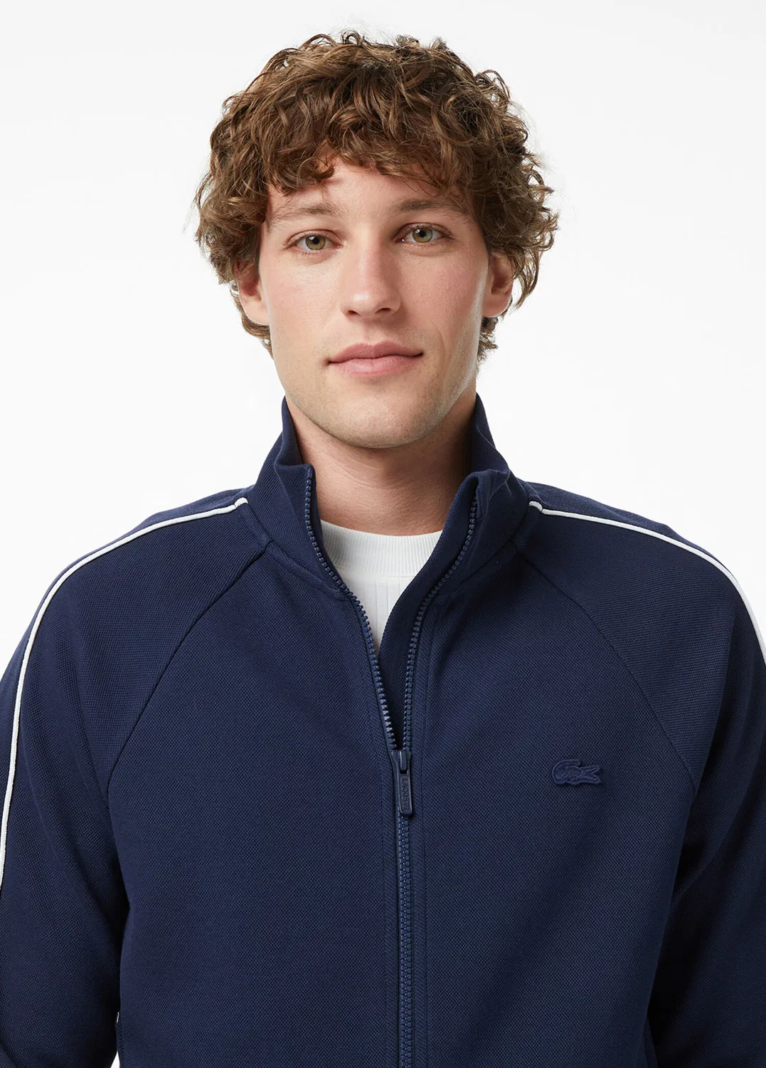 Свитшот с молнией Lacoste, dark blue — фото 2