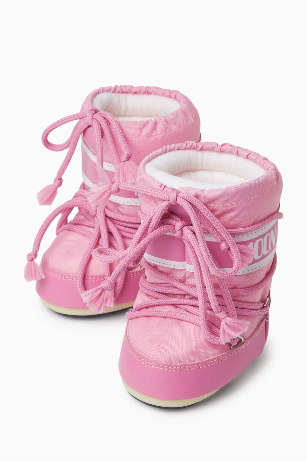 Ботинки на нейлоновой подошве Icon Mini Moon Boot, розовый — фото 3