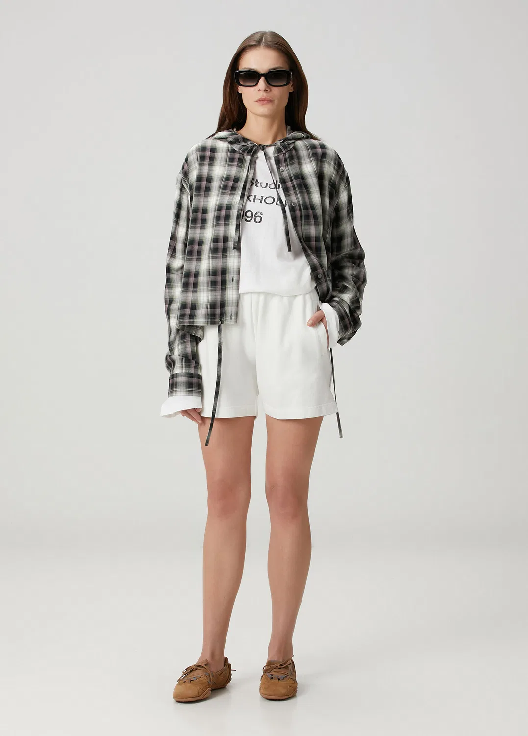 Шорты Acne Studios, white