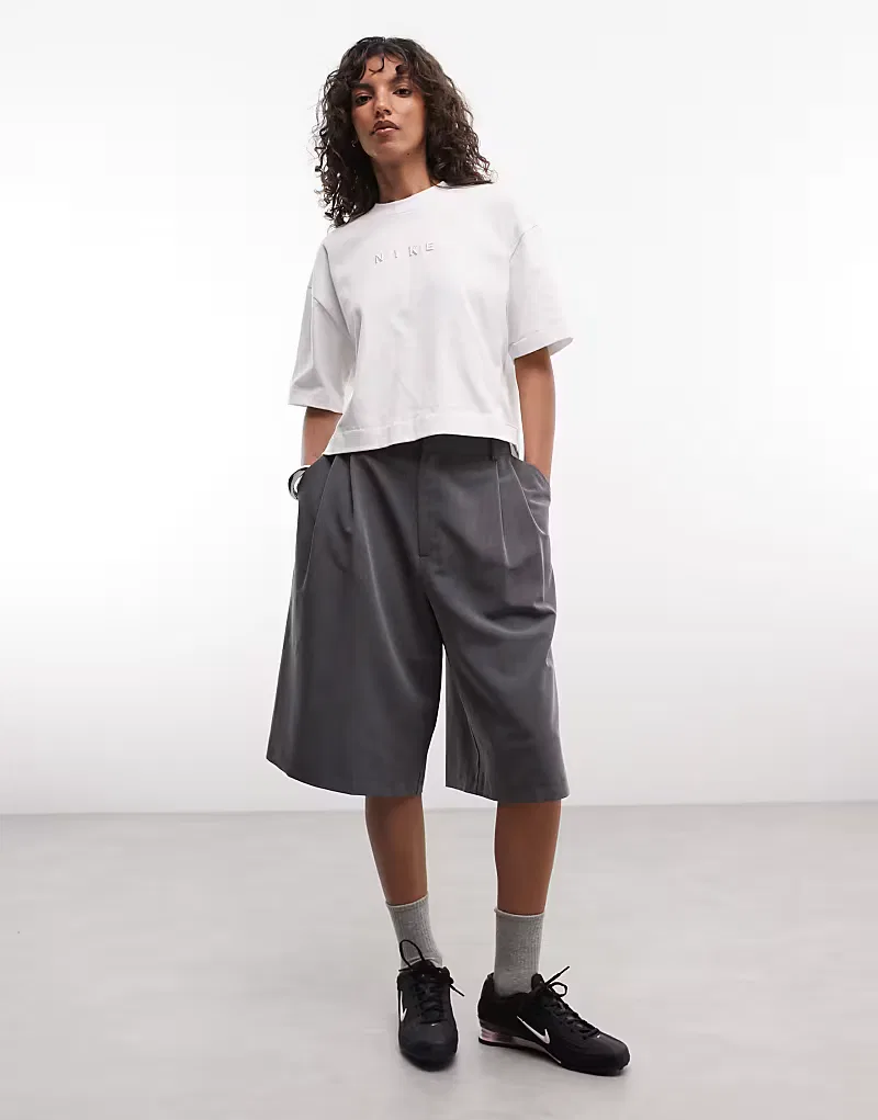Футболка Nike Luxe свободного кроя, белый — фото 2