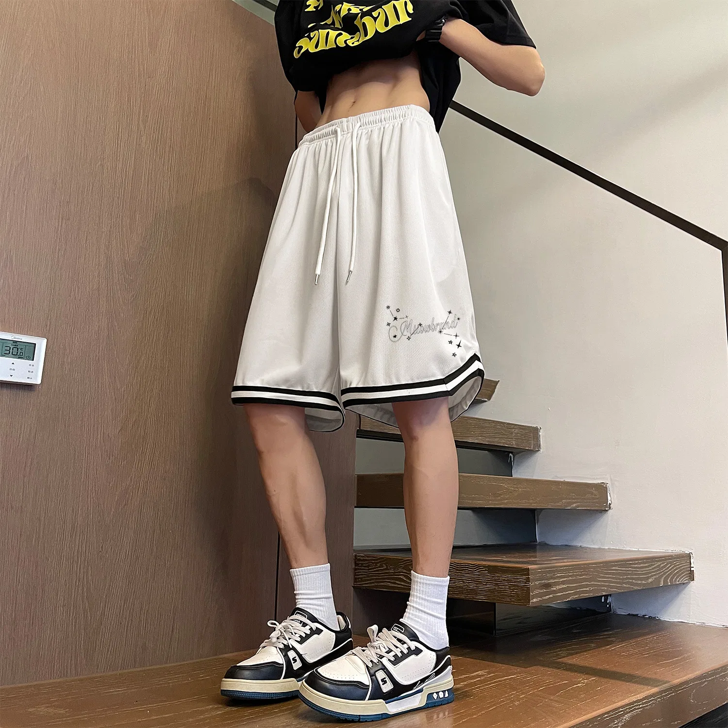 Детские шорты повседневные с принтом Unisex Thin MIIOW — фото 4