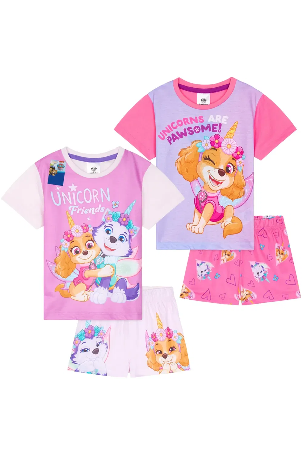Детский комплект пижамы с коротким рукавом Paw Patrol, Multi
