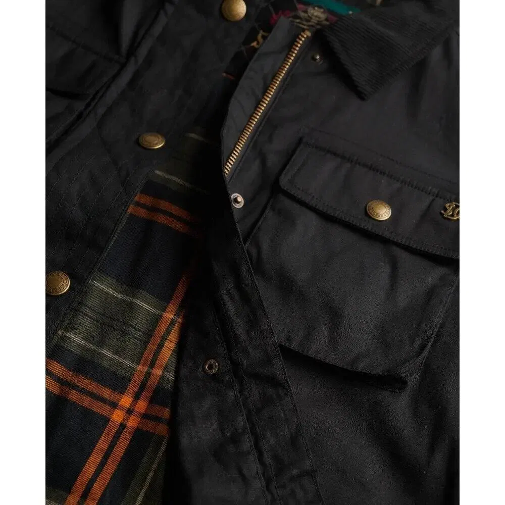 Женская куртка Wax Superdry, Черный — фото 2
