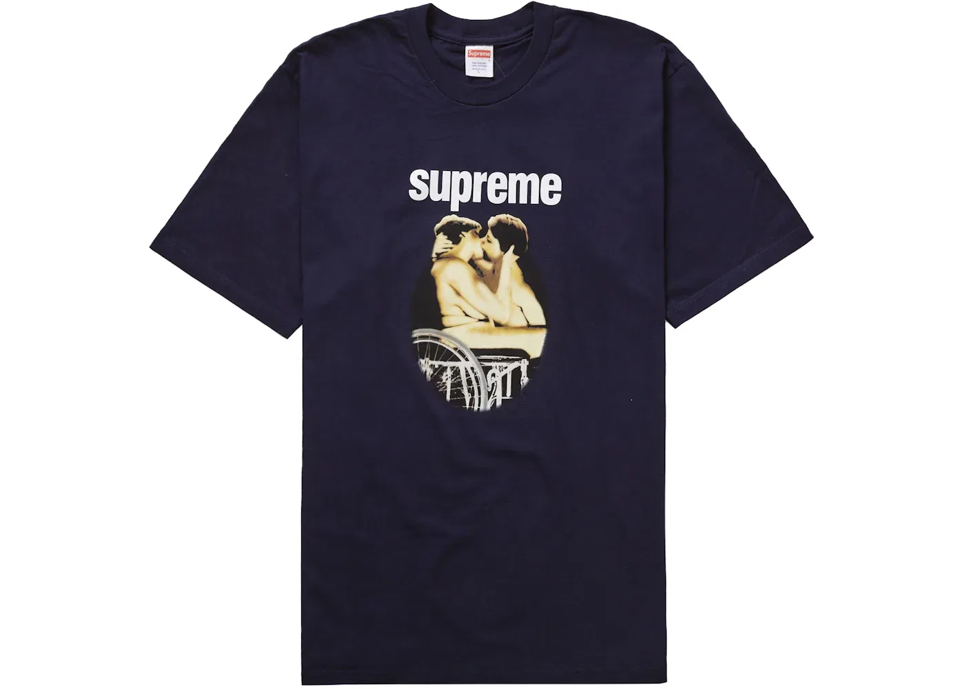 Мужская футболка с принтом Supreme Tee (SS23), Navy