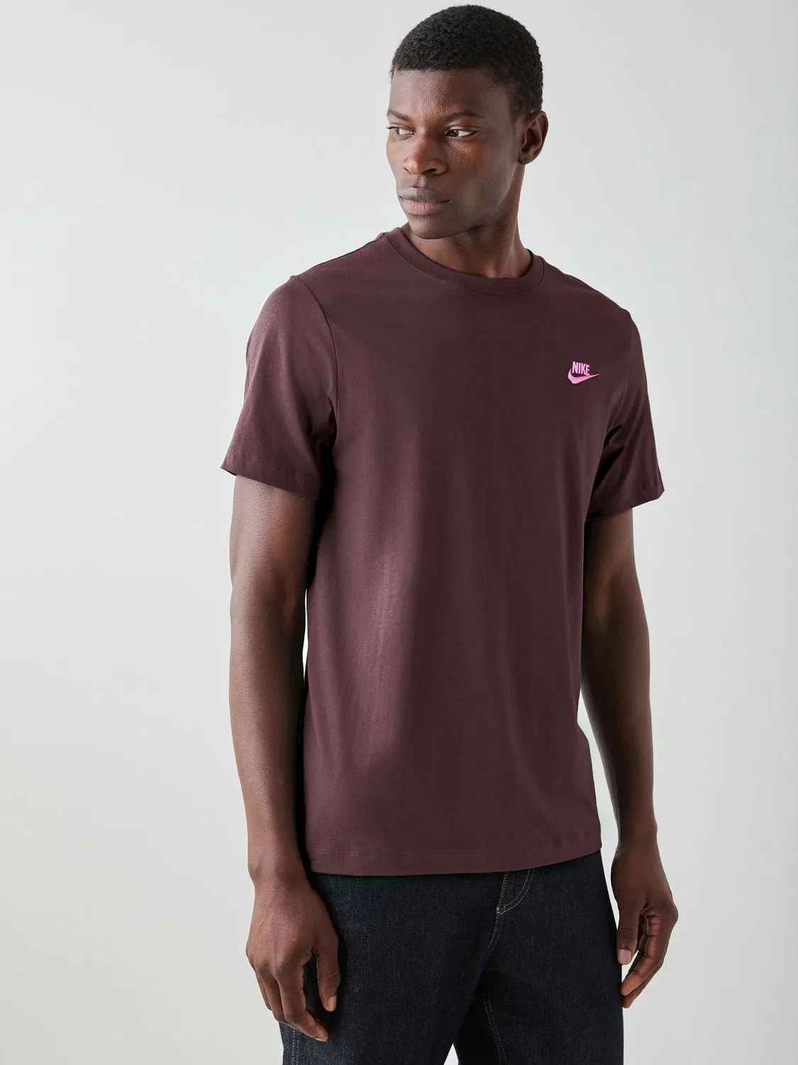 Футболка хлопковая Club T-Shirt Nike, Tattoo Brown