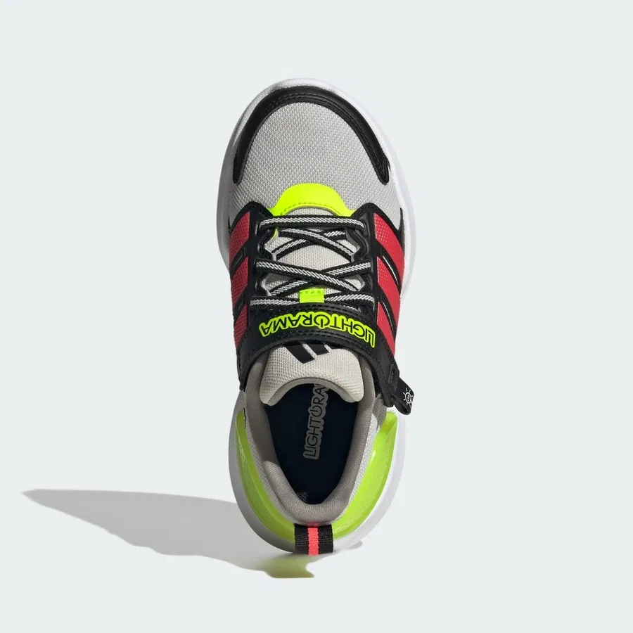 Кроссовки с подсветкой Lightorama Runner adidas, Серый — фото 4