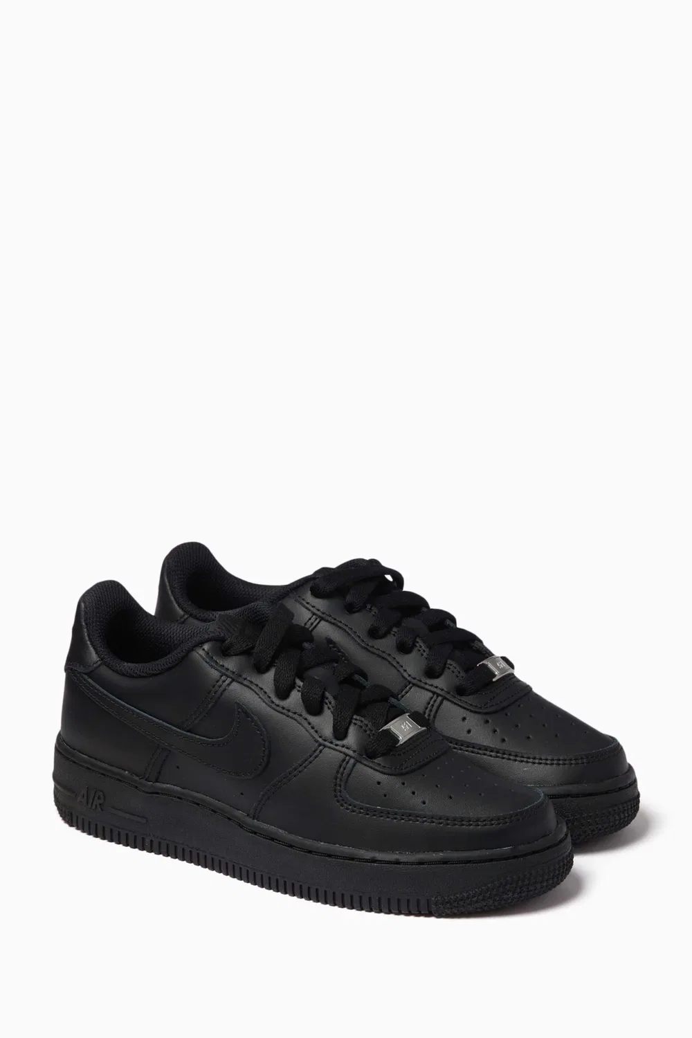 Кроссовки кожаные Air Force 1 Nike, черный