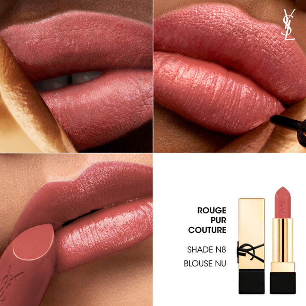 Помада для губ Yves Saint Laurent Rouge Pur Couture, N8 Blouse Nu, 3,8 г — фото 2