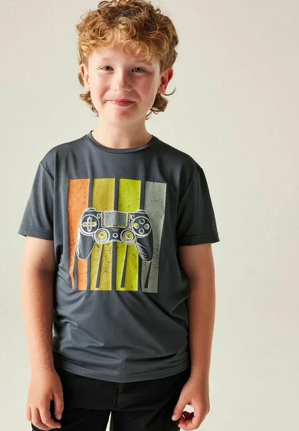 Футболка с принтом Amuse iii Short Sleeved Mesh Graphic T-shirt Regatta, Magnet — фото 2