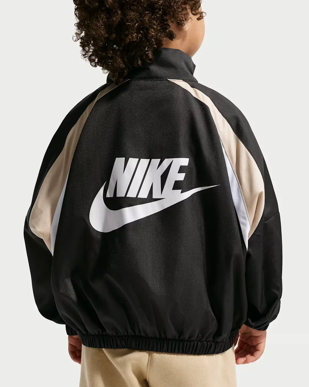 Детская куртка без капюшона с цветными блоками Nike, Black — фото 2