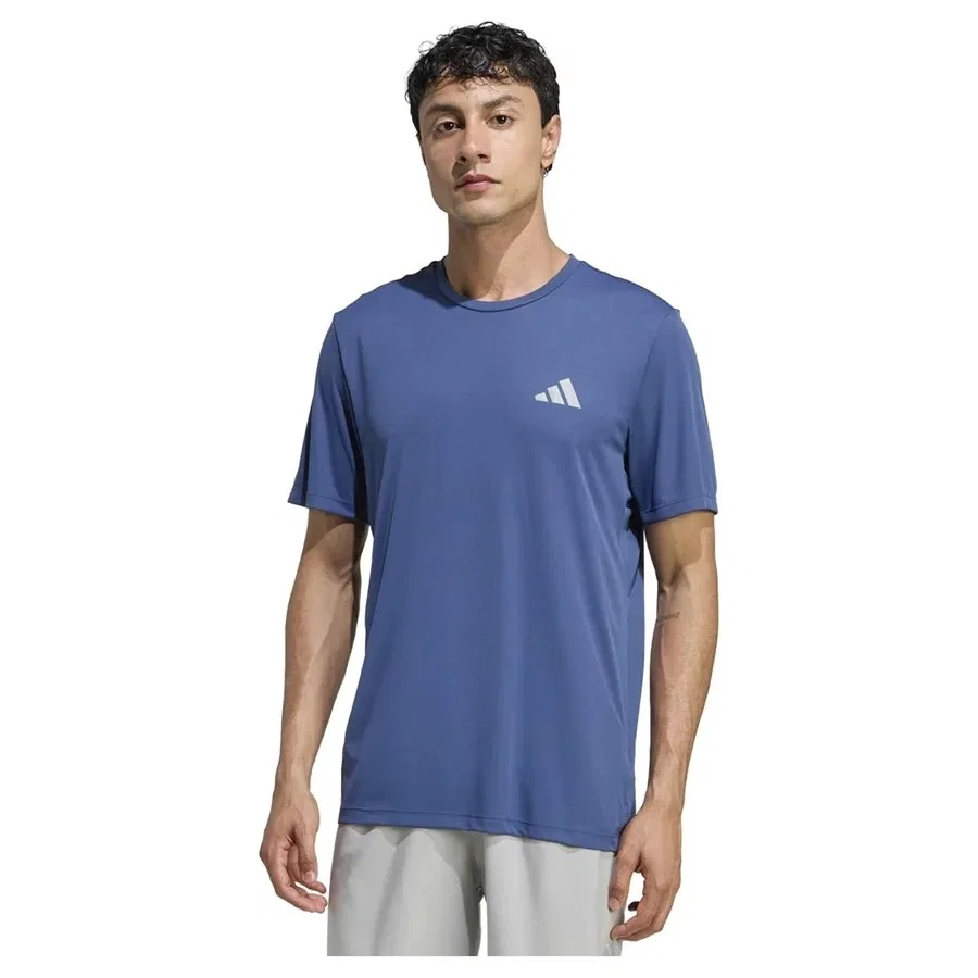 Футболка с технологией Climacool Run Ess Tee adidas, Синий — фото 2