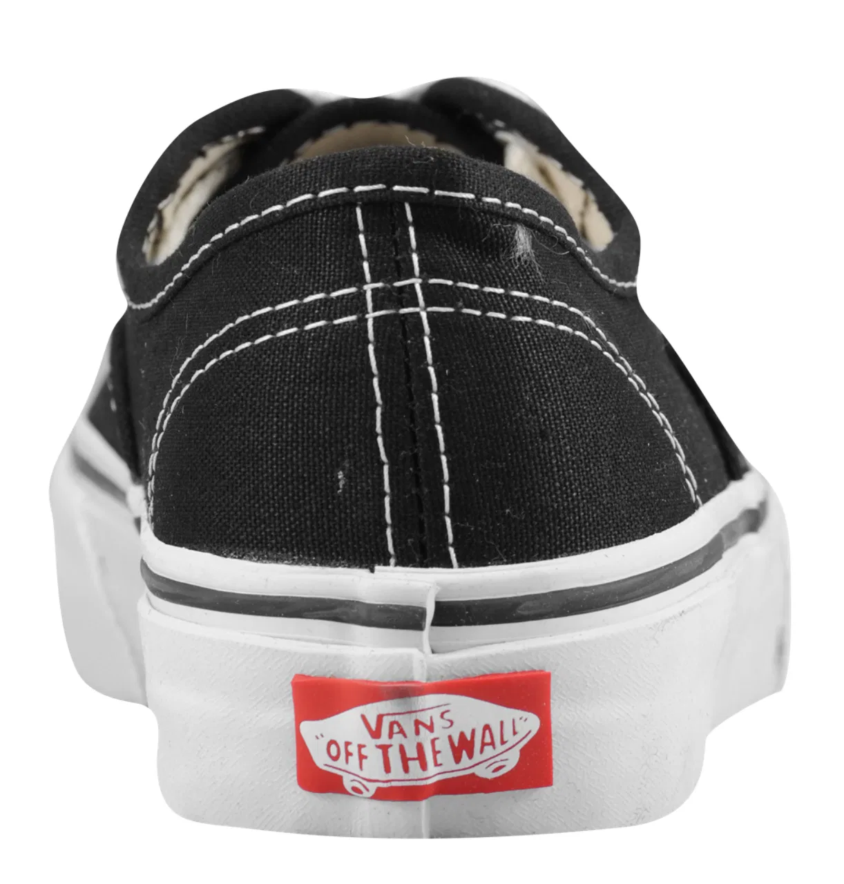 Кеды для мальчиков Authentic Vans, черный/белый — фото 3