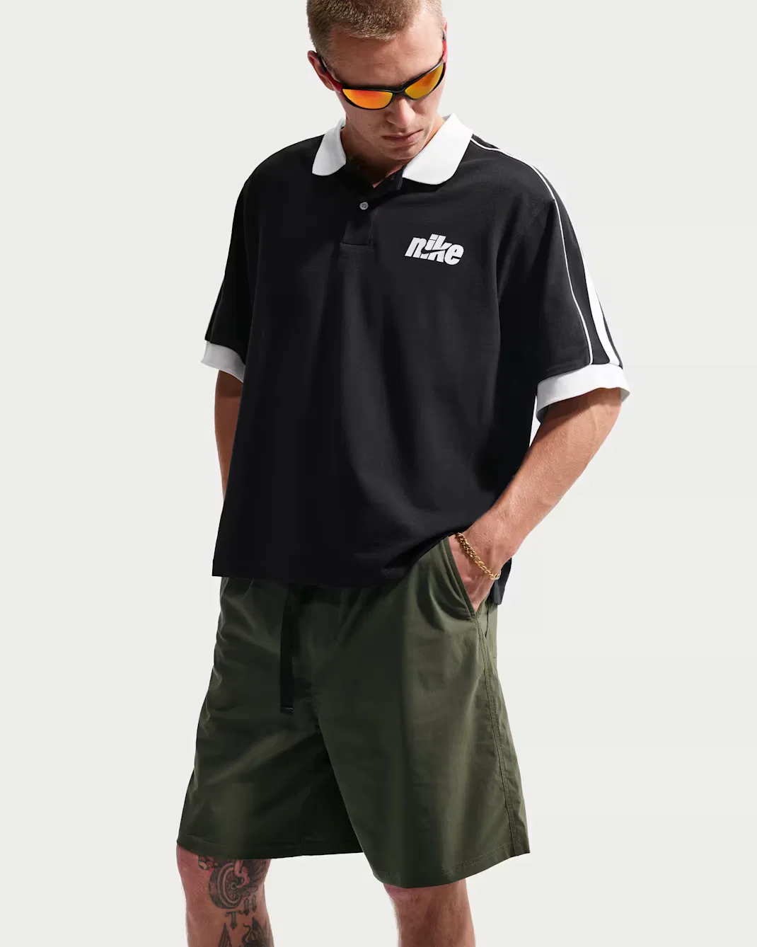 Скейтборд-шорты Nike SB, Cargo Khaki/White — фото 4
