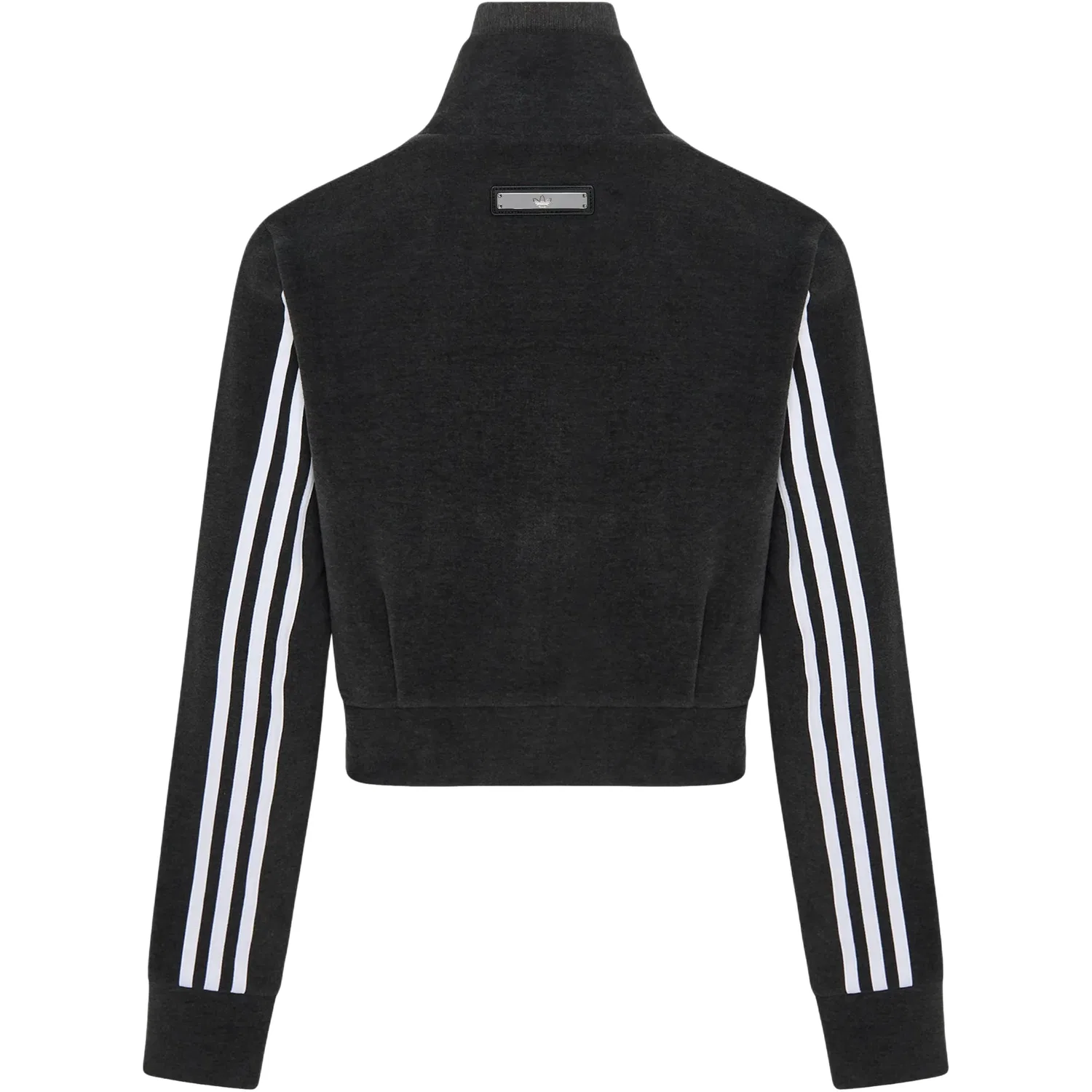 Женская куртка 3S Deluxe W TT Tracksuit Top Asia Sizing 'Carbon' adidas, Carbon — фото 3