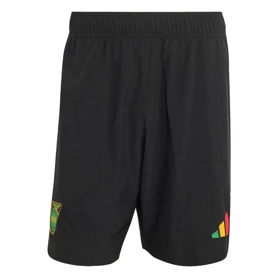 Спортивные шорты ADIDAS PERFORMANCE Regular Workout Pants 'Jamaika x Bob Marley' черного цвета