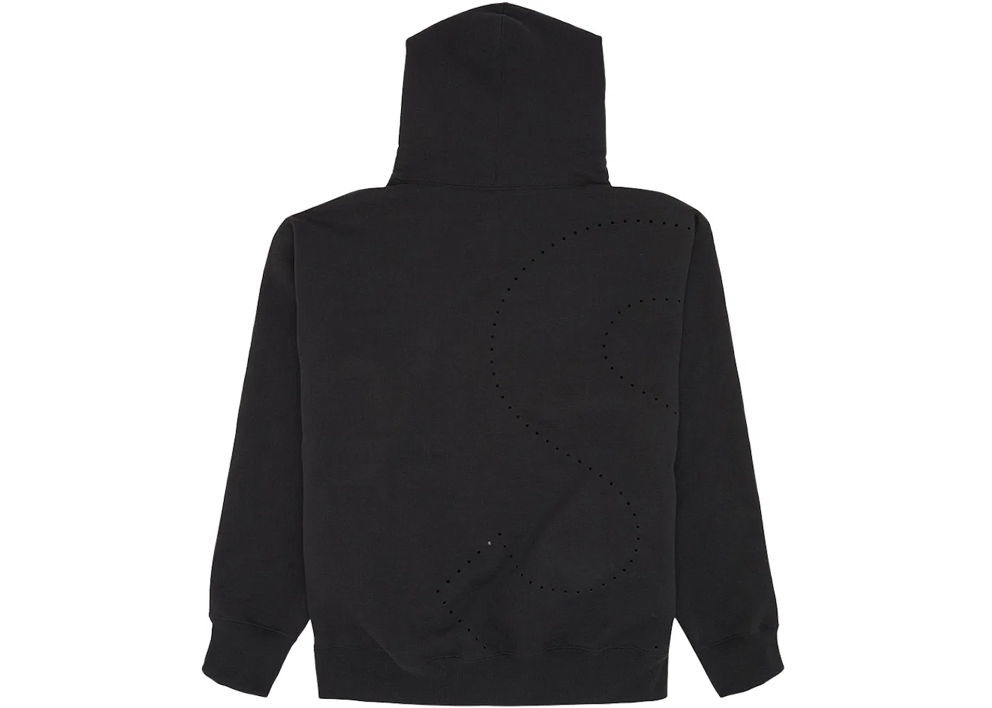 Мужская худи с принтом Supreme Hooded Sweatshirt, Black — фото 2