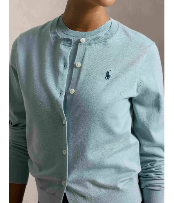 Женский кардиган классического кроя Polo Ralph Lauren, Menta — фото 4