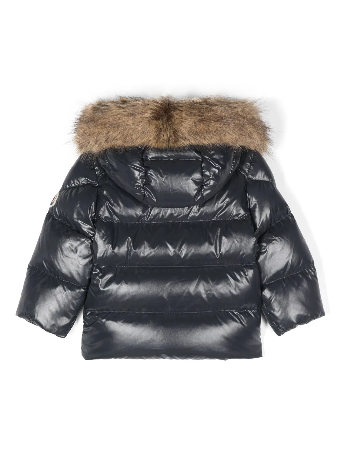 Пуховик Moncler K2F, темно-синий — фото 2