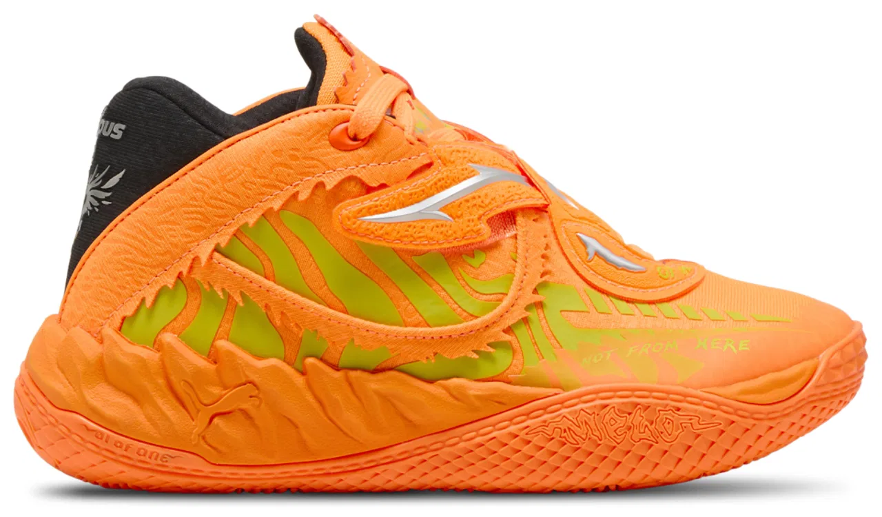 Кроссовки для мальчиков MB.05 Fast & Furious PUMA, цвет Lux Lime/Heat Fire/Black