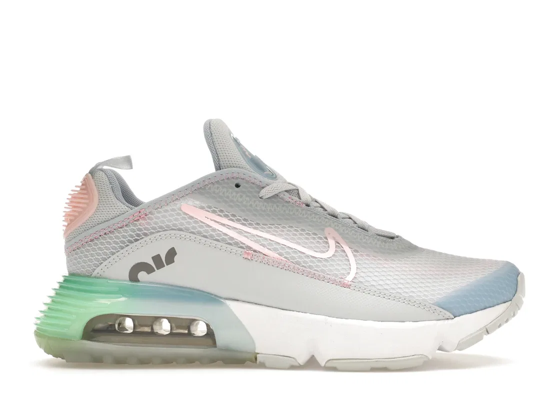 Детские кроссовки Lifestyle Nike Air Max 2090, Pure Platinum/Light Liquid Lime/Smoke Grey/Arctic Punch