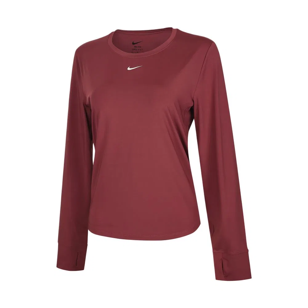 Женская футболка с быстросохнущей тканью Burgundy Nike, Burgundy