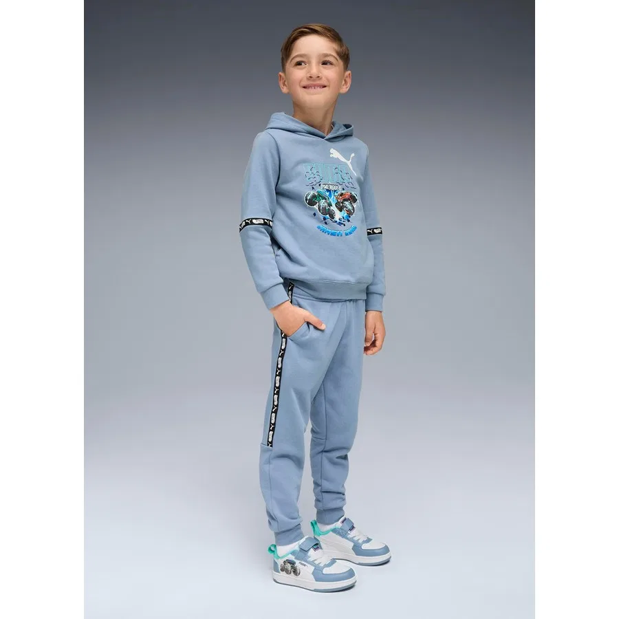 Штаны спортивные с принтом X HOT WHEELS Puma, Черный
