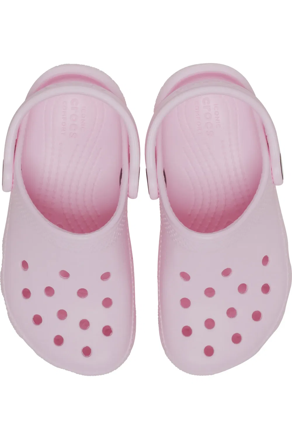 Детские клоги легкие Croslite Classic Clog Crocs, Pink Milk — фото 4