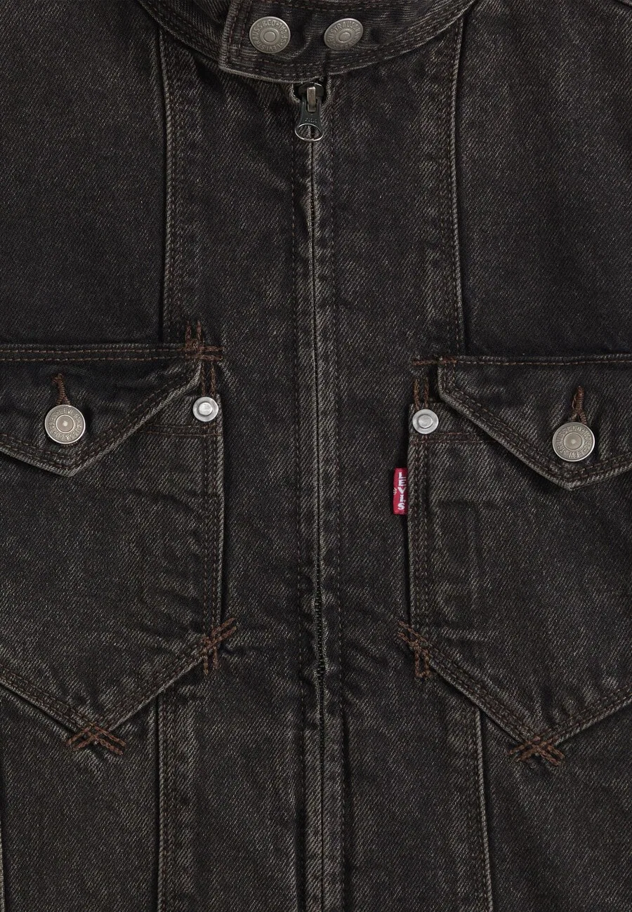 Куртка LEVI'S межсезонья темно-коричневого цвета — фото 3