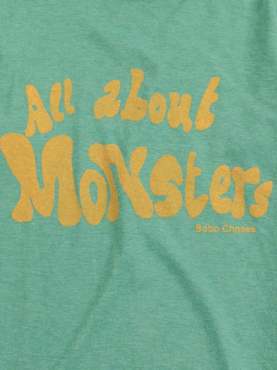 Футболка All About Monsters Bobo Choses, зеленый — фото 2