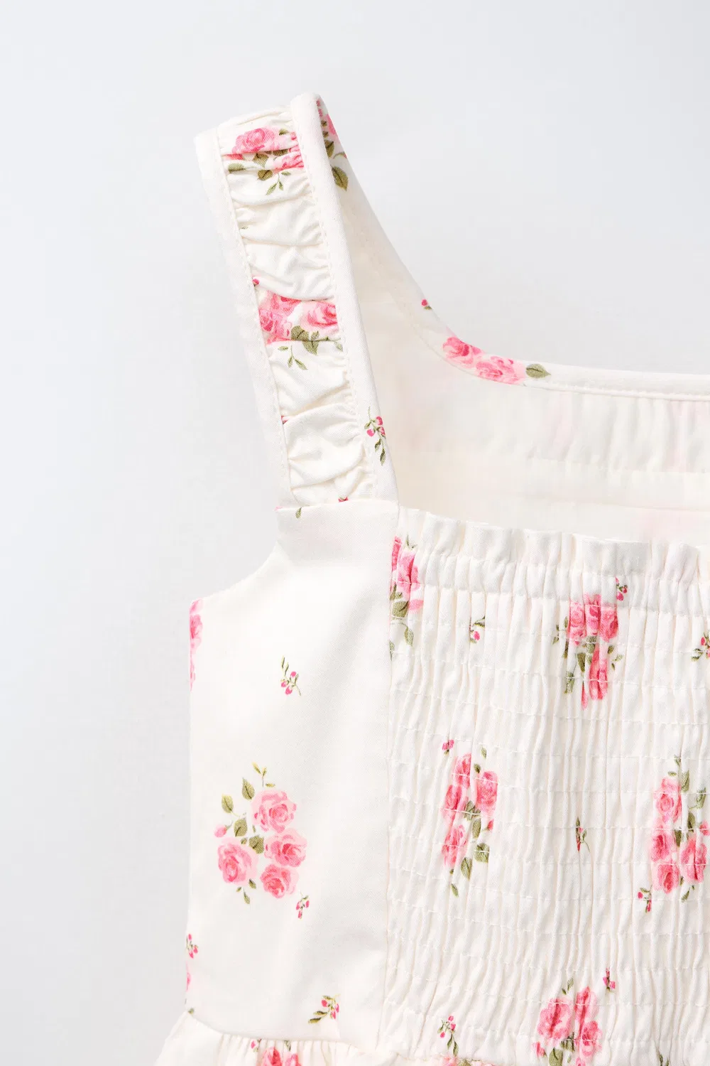 Детский комбинезон с цветочным принтом ZARA, Pink/White — фото 4