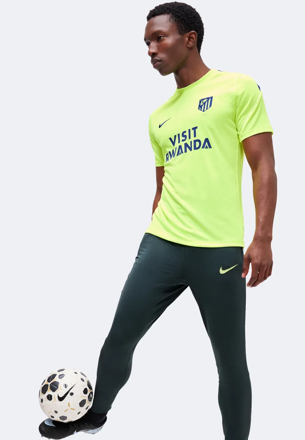 Банкомат - клубная одежда Nike Performance, Volt/White/Deep Royal Blue — фото 4