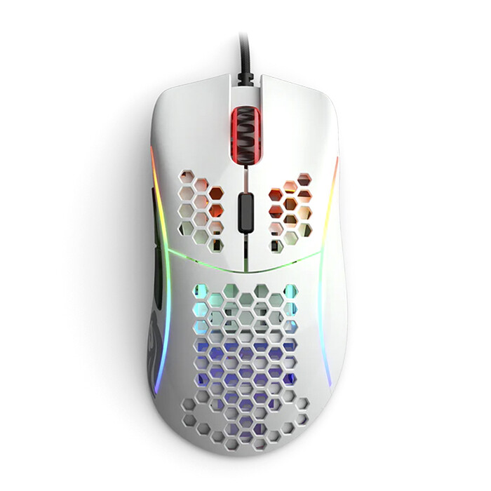 

Проводная игровая мышь Glorious Model D, глянцевый белый