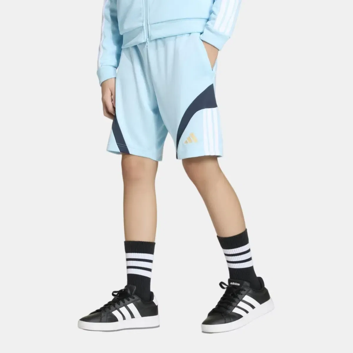 Детские шорты для мальчиков House of Tiro adidas, Azul