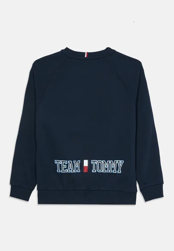 Свитшот хлопковый Tommy Hilfiger, темно-синий — фото 2