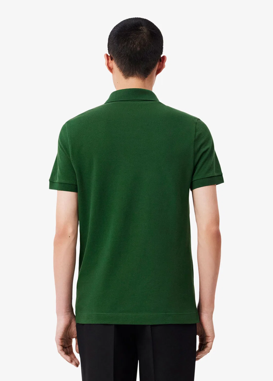Футболка поло Lacoste Paris, зеленый — фото 3