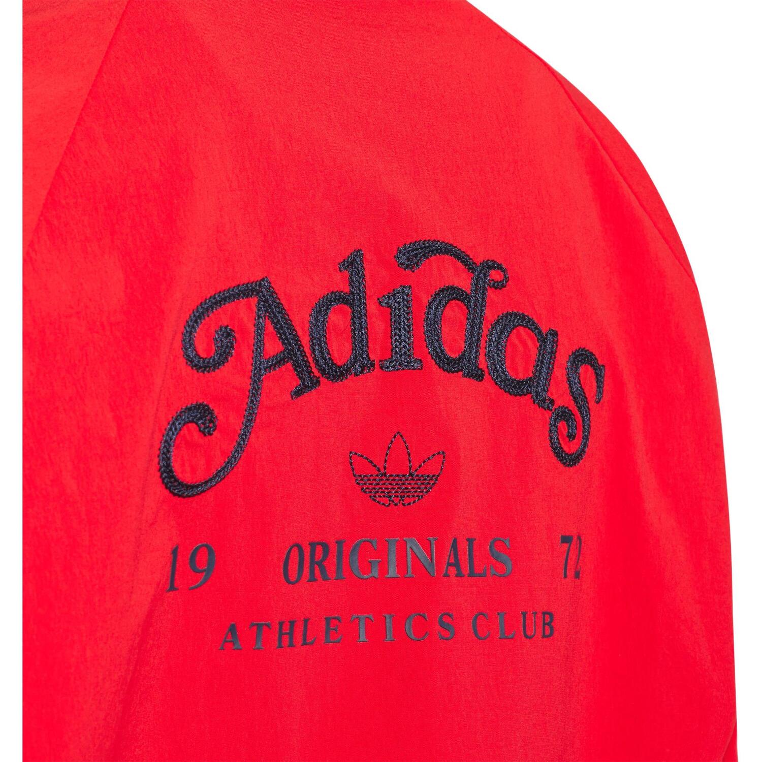 Школьная куртка Adidas Originals, классическая красная — фото 4