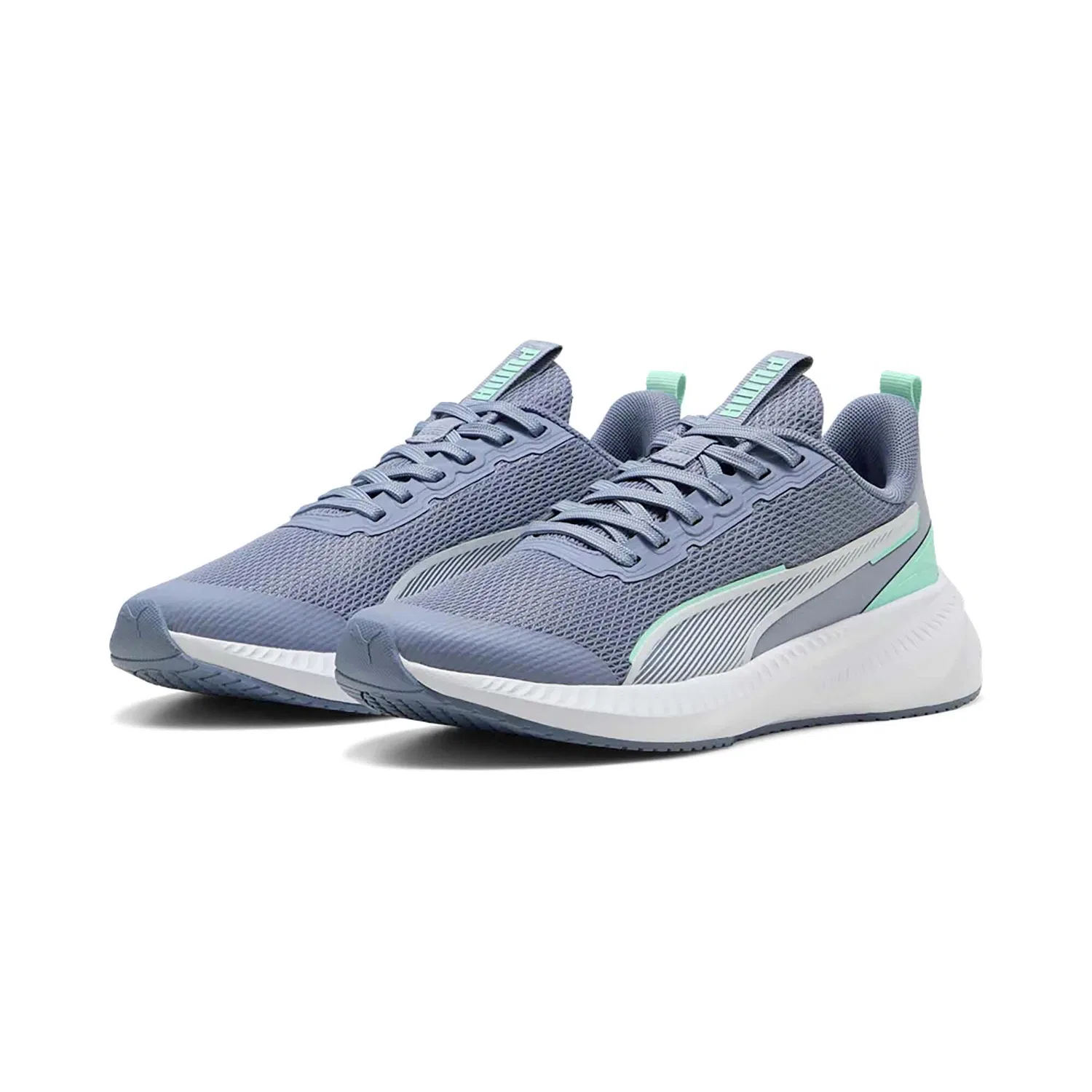 Детские кроссовки Puma Flyer Lite 3 Jr, Gray Sky Mint Jelly Puma White — фото 2
