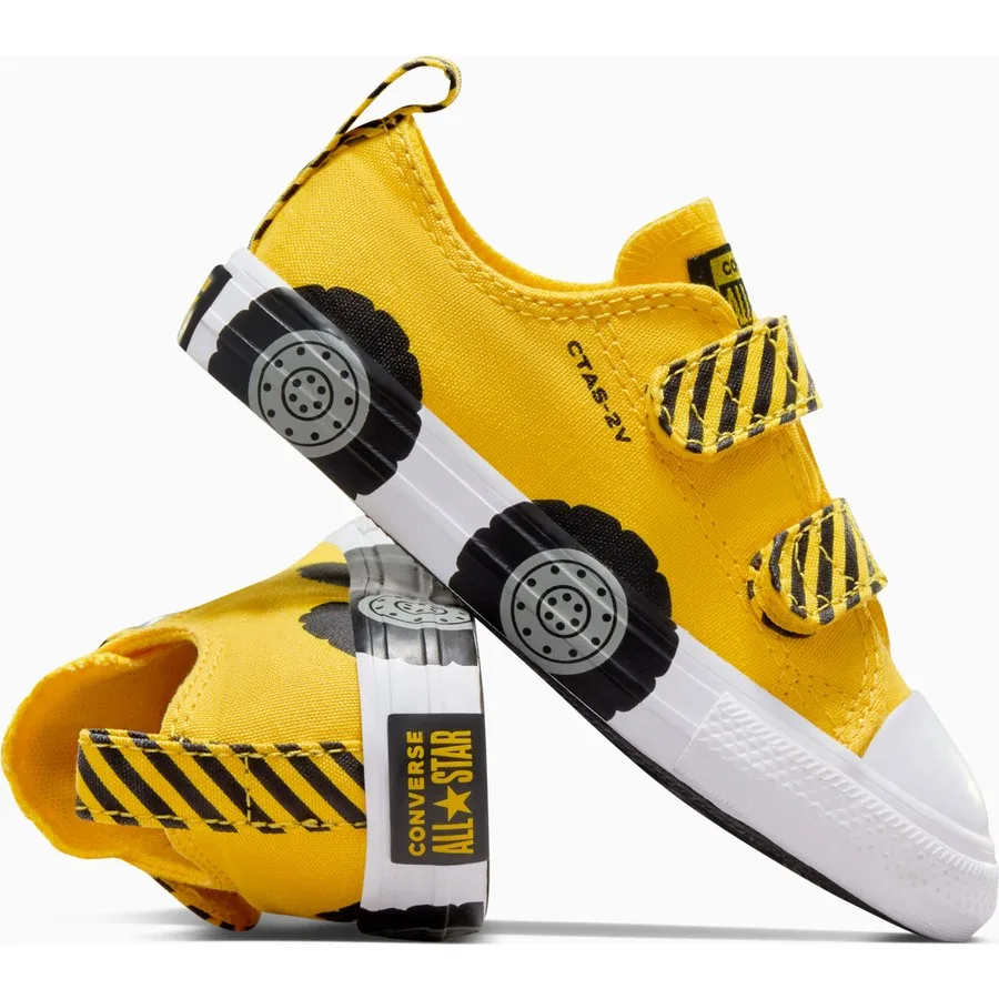 Детские кеды Converse Chuck Taylor All Star Construction Truck, Желтый — фото 4
