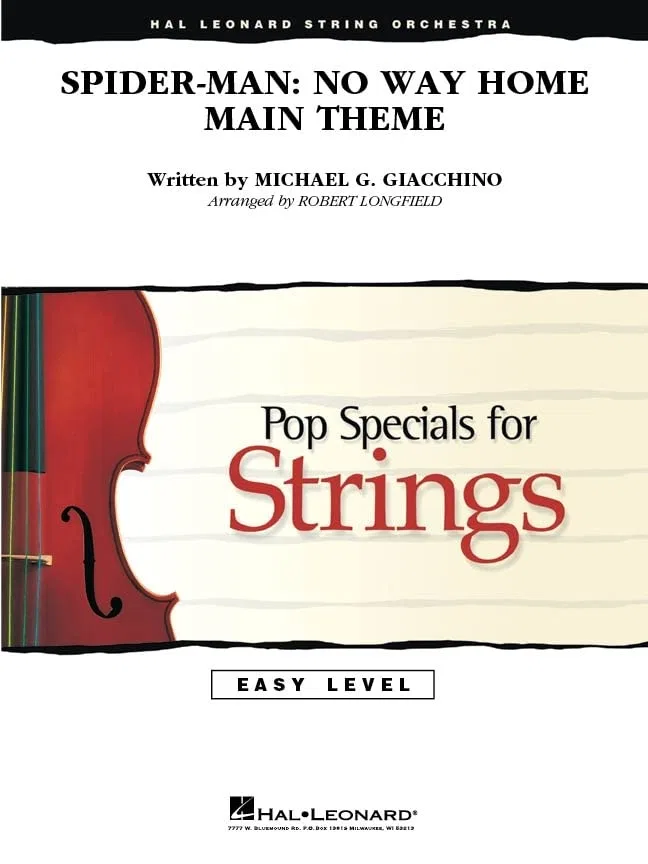 Тальк Spider-Man: No Way Home Main Theme, Hal Leonard Europe