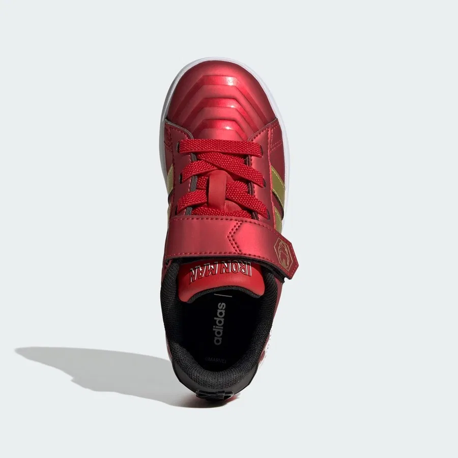 Детские кроссовки с принтом Marvel Avengers Grand Court adidas, Красный — фото 4