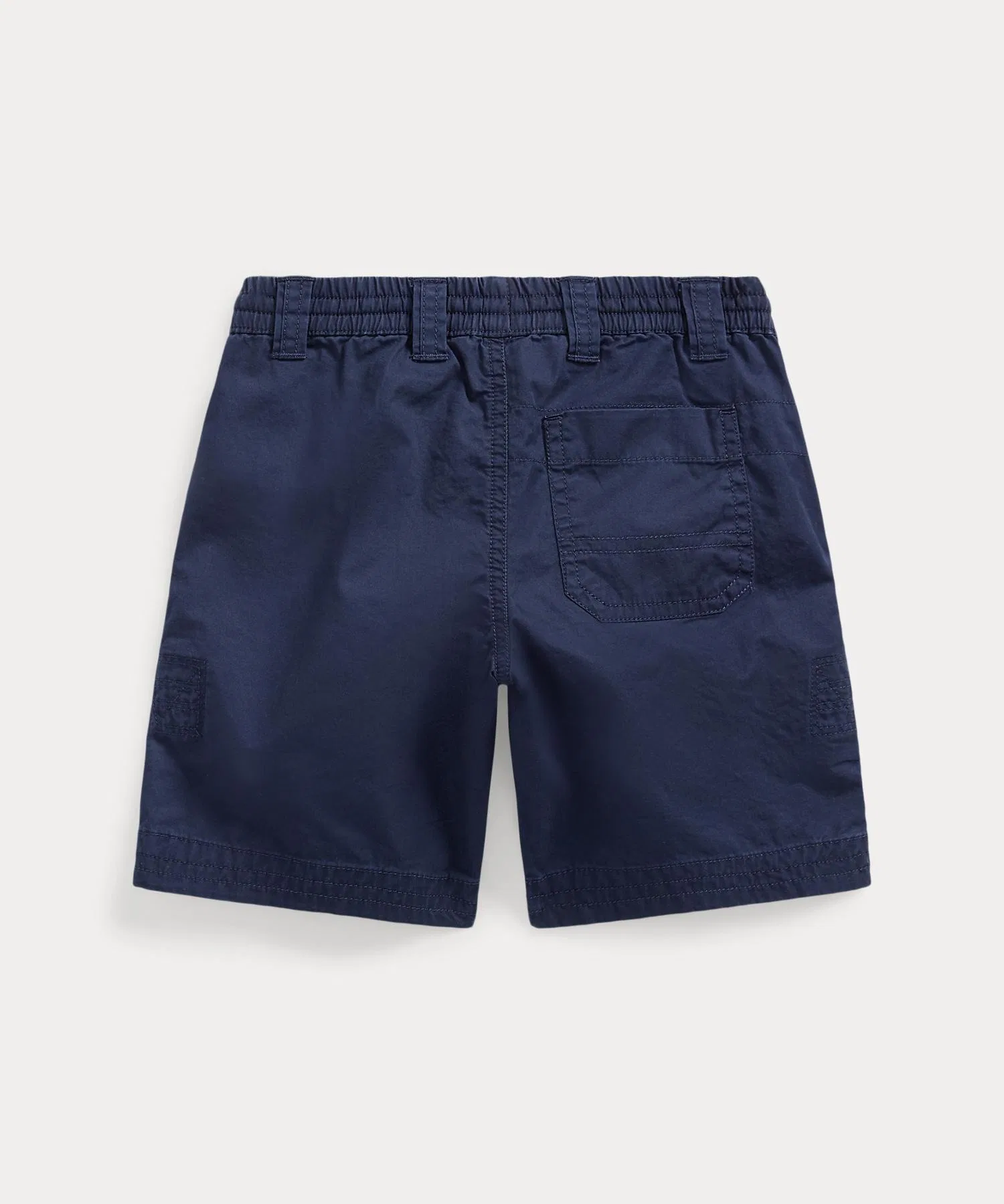 Детские хлопковые шорты POLO RALPH LAUREN CHILDRENSWEAR тёмно-синие — фото 3