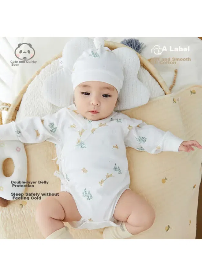 Боди-комбинезон с длинным рукавом хлопковый Good Bear, красный